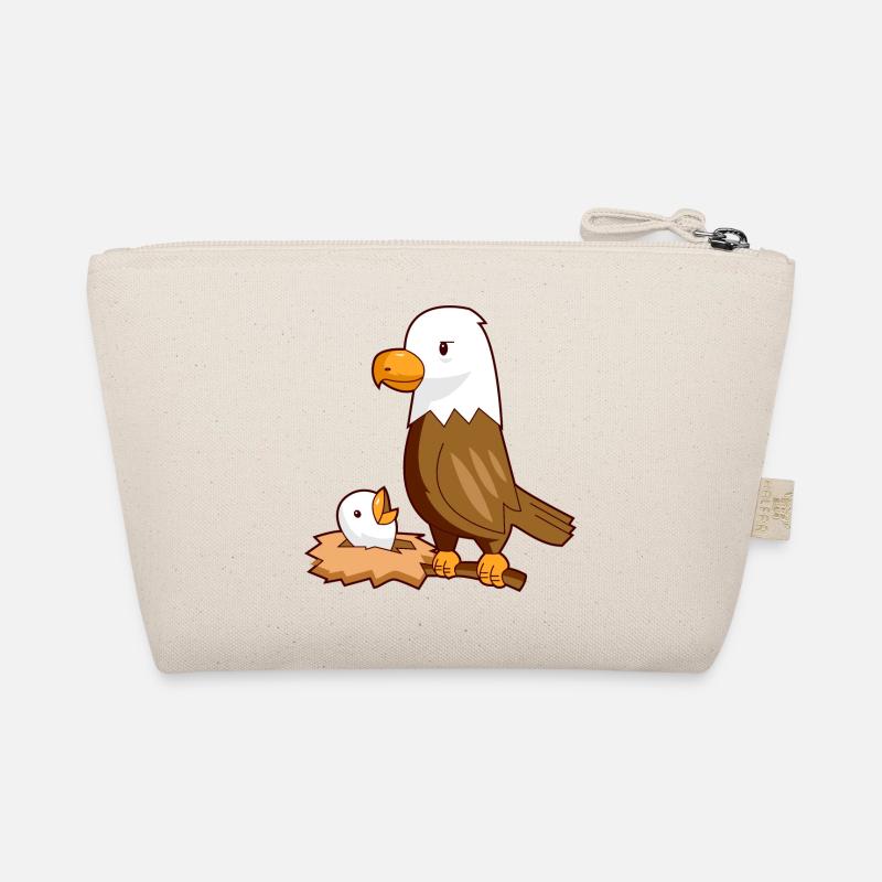 Eagle eagle baby nest bird Organic Pouch