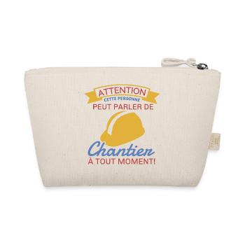 Maçon Cadeau peut parler de chantier à tout moment - Trousse biologique - nature - Dos