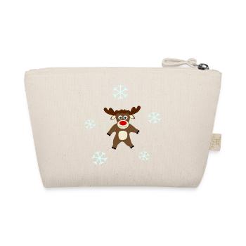 Reindeer Christmas - Organic Pouch - nature - Back