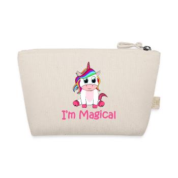 Unicorn / Unicorn I'm Magical - Organic Pouch - nature - Back