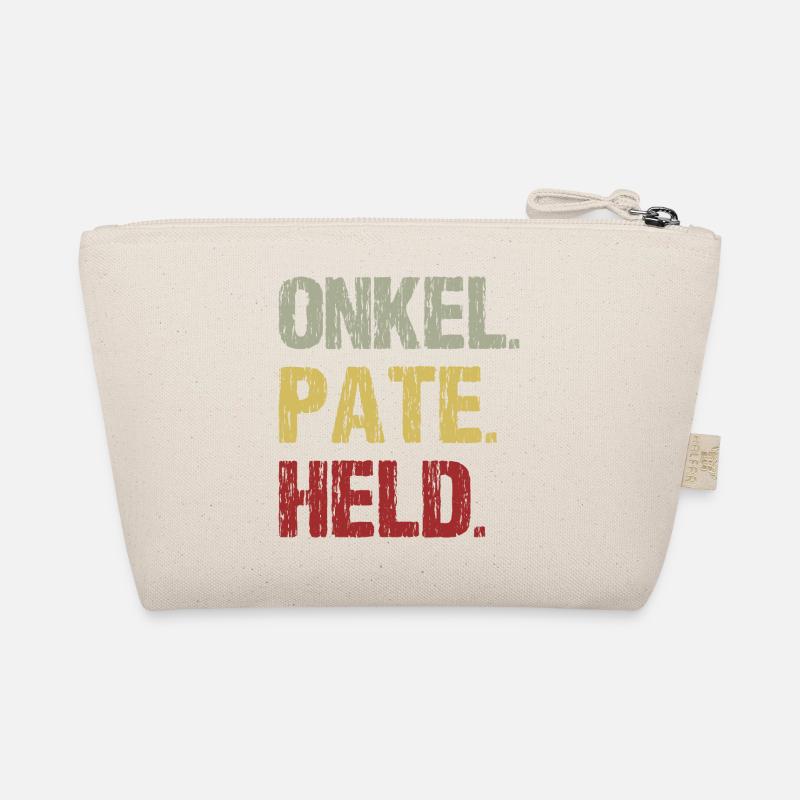 Onkel Pate Held Patenonkel Neffe Nichte Geschenk Bio-Täschchen