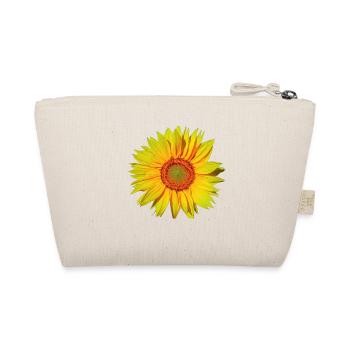 Sonnenblume | Sonne Freude Lachen Natur - Bio-Täschchen - Natur - Hinten
