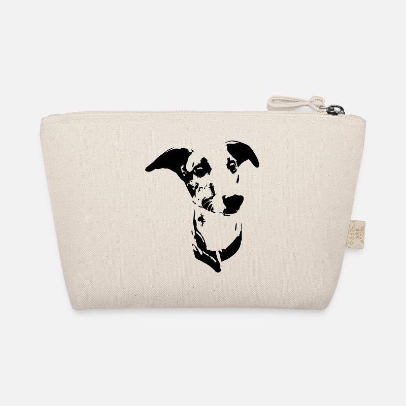 Whippet Kopf Bio-Täschchen