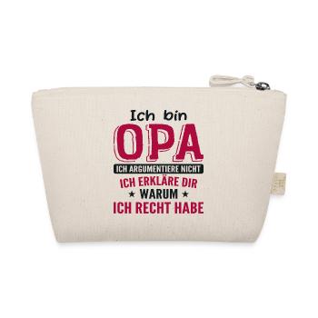 Grandpa's Grandpa's Gift - Organic Pouch - nature - Back