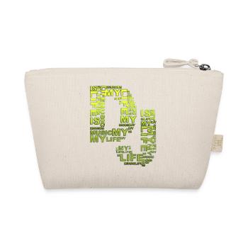 DJ - music is my life - Bio-Täschchen - Natur - Hinten