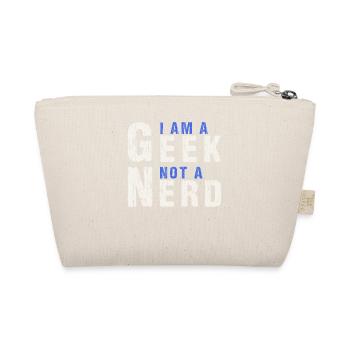 I Am A Geek Not A Nerd - Bio-Täschchen - Natur - Hinten
