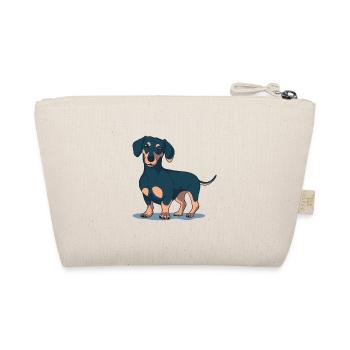 Dachshund Dog - Bio-Täschchen - Natur - Hinten