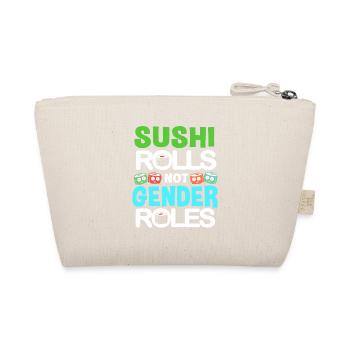 Sushi Go Rice Japan Tokyo Miso Nigiri Maki Udon - Organic Pouch - nature - Back