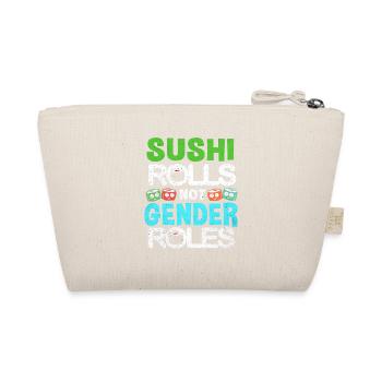 Sushi Go Rice Japan Tokyo Miso Nigiri Maki Udon - Organic Pouch - nature - Back