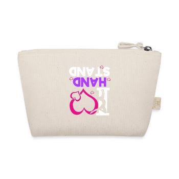 Gymnastik Handstand Turnen Kunstturnen Geschenk - Bio-Täschchen - Natur - Hinten