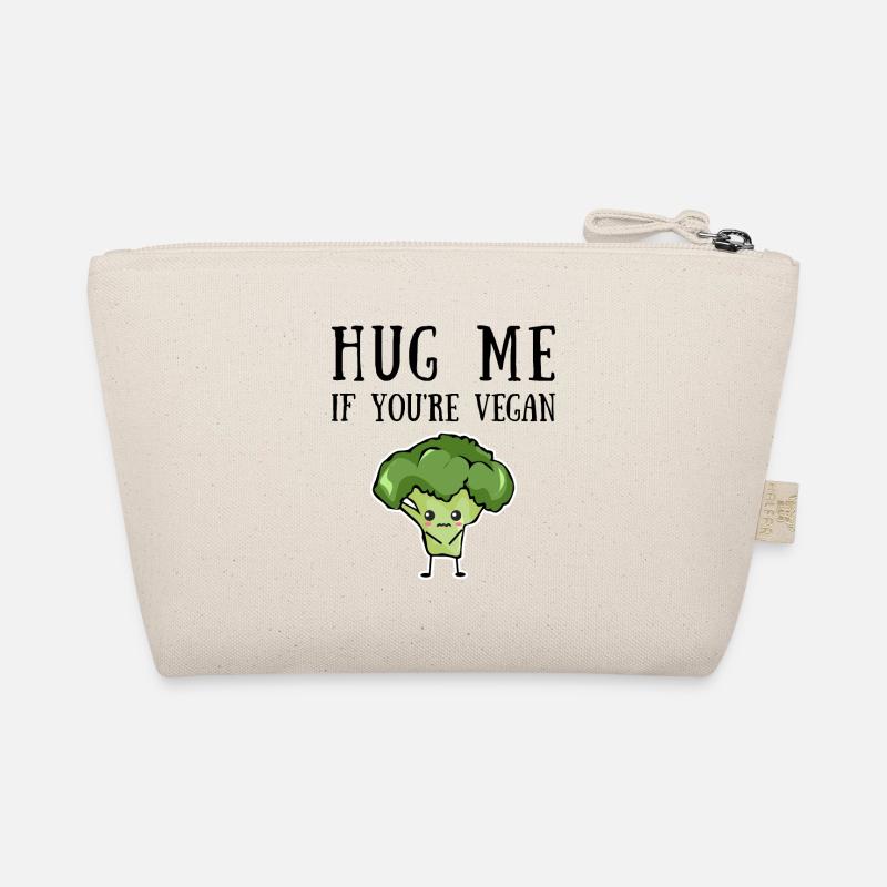 Broccoli Veganer Veggie Comic Chibi Geschenk Bio-Täschchen