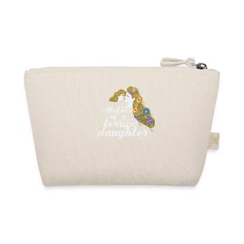 I am the mother of an amazingly beautiful daughter - Organic Pouch - nature - Back