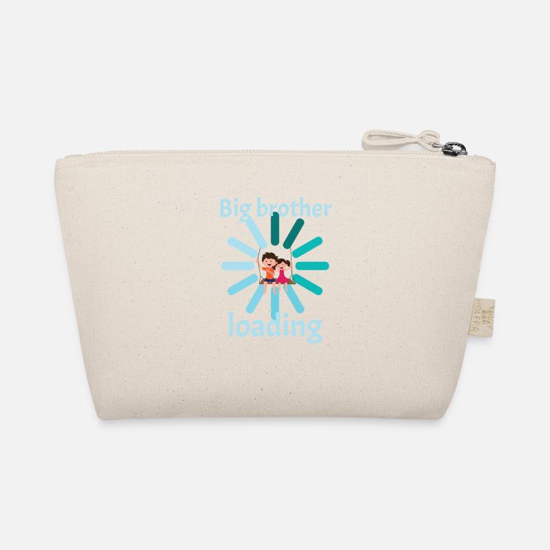 Großer Bruder lädt loading Geburt Kind Schwangersc Bio-Täschchen