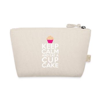 Keep calm Stay calm and eat a cupcake - Organic Pouch - nature - Back