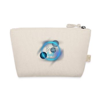 Light Dark God Christian Gift - Organic Pouch - nature - Back