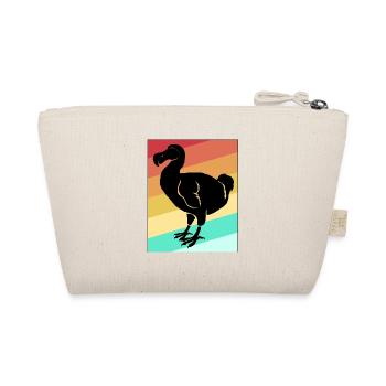 Dodo Gift Bird Prehistoric Fossil Archaeology Geek - Organic Pouch - nature - Back