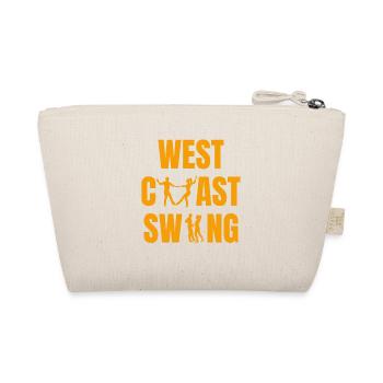 West Coast Swing WCS Westie Dancing Figure - Organic Pouch - nature - Back