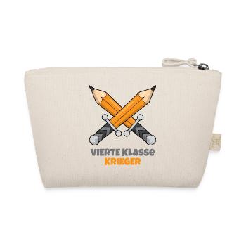 Vierte Klasse Grundschule Krieger Geschenk - Bio-Täschchen - Natur - Hinten