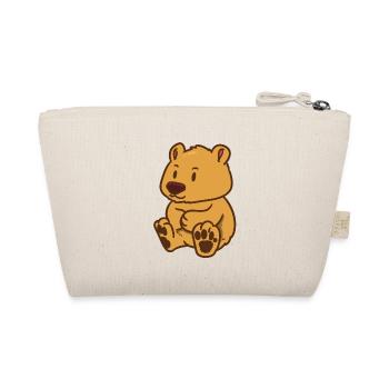 Teddy Teddy Bear Stuffed Animal Cuddle Hug - Organic Pouch - nature - Back