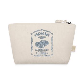 Cuba Havana Vintage Oldtimer Car - Organic Pouch - nature - Back