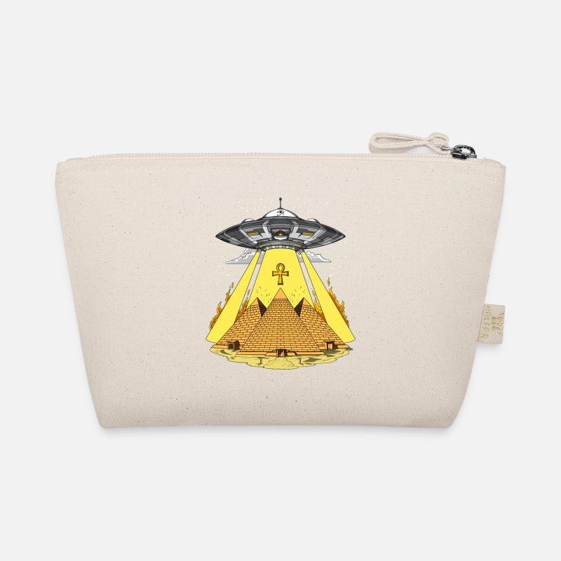 Alien Abduction Egyptian Pyramids UFO Anunnaki Organic Pouch