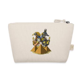 Anubis Ra Egyptian Gods Ancient Pyramids Mythology - Organic Pouch - nature - Back