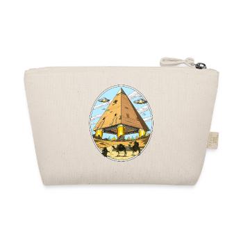 Egyptian Pyramids Aliens Space Anunnaki UFO - Organic Pouch - nature - Back