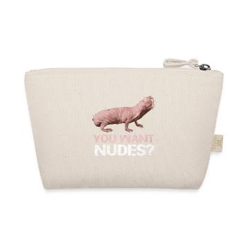 Nacktmull - Bio-Täschchen - Natur - Hinten