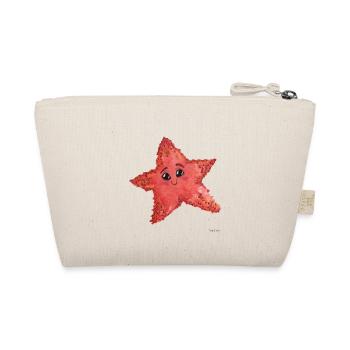 Starfish animal sweet gift children sea water - Organic Pouch - nature - Back