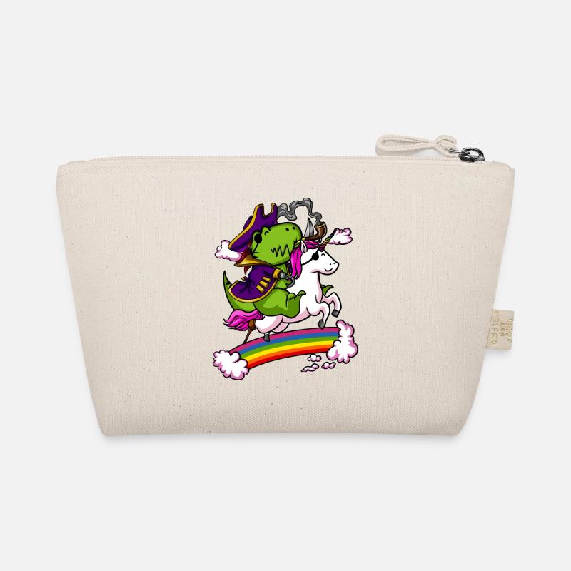 Licorne à cheval sur un pirate de dinosaures T-Rex Trousse biologique