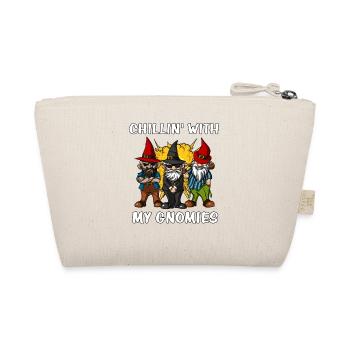 Chillin With My Gnomies Fantasy Garden Gnomes - Organic Pouch - nature - Back
