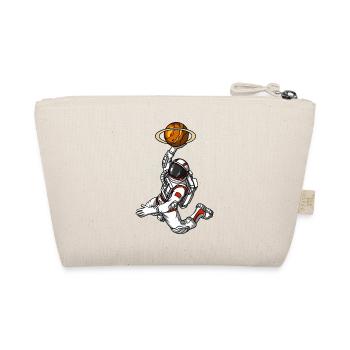 Basketball Astronaut Space Cosmic Planet - Bio-Täschchen - Natur - Hinten