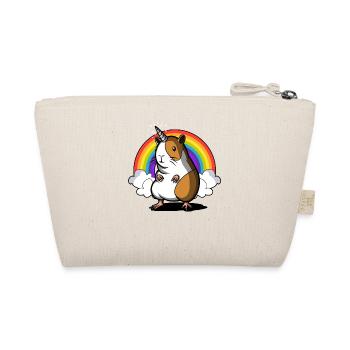Guinea Pig Unicorn Magical Cavy Pet - Organic Pouch - nature - Back