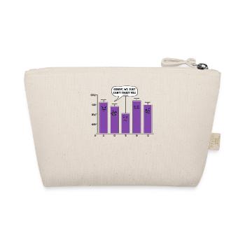Data Analysis Science Geek We Cant Trust You Nerd - Organic Pouch - nature - Back