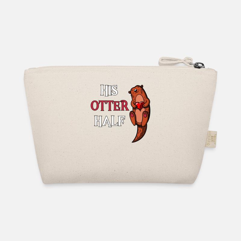 Sein Otter Half Girlfriend Matching Bio-Täschchen