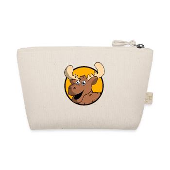 Elk Moose Deer Antler Reindeer Deer Gift - Organic Pouch - nature - Back