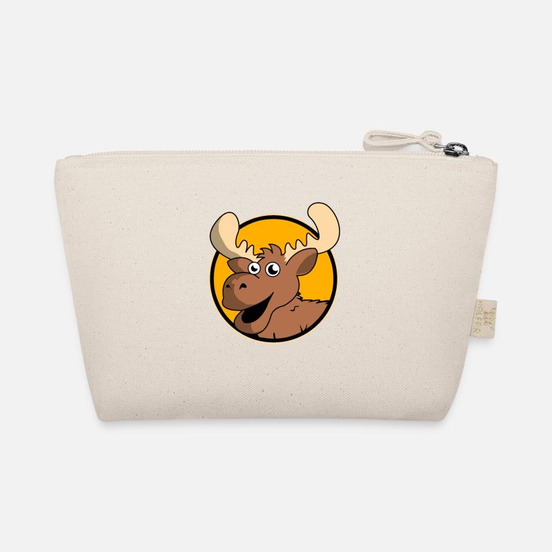 Elk Moose Deer Antler Reindeer Deer Gift Organic Pouch