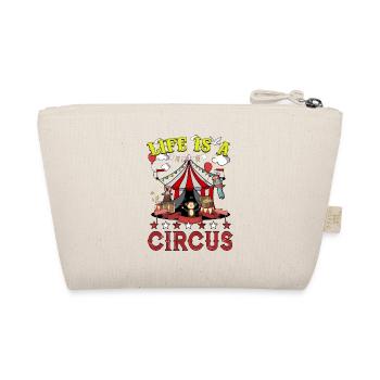 Life Is A Circus Funny Carnival Party - Organic Pouch - nature - Back