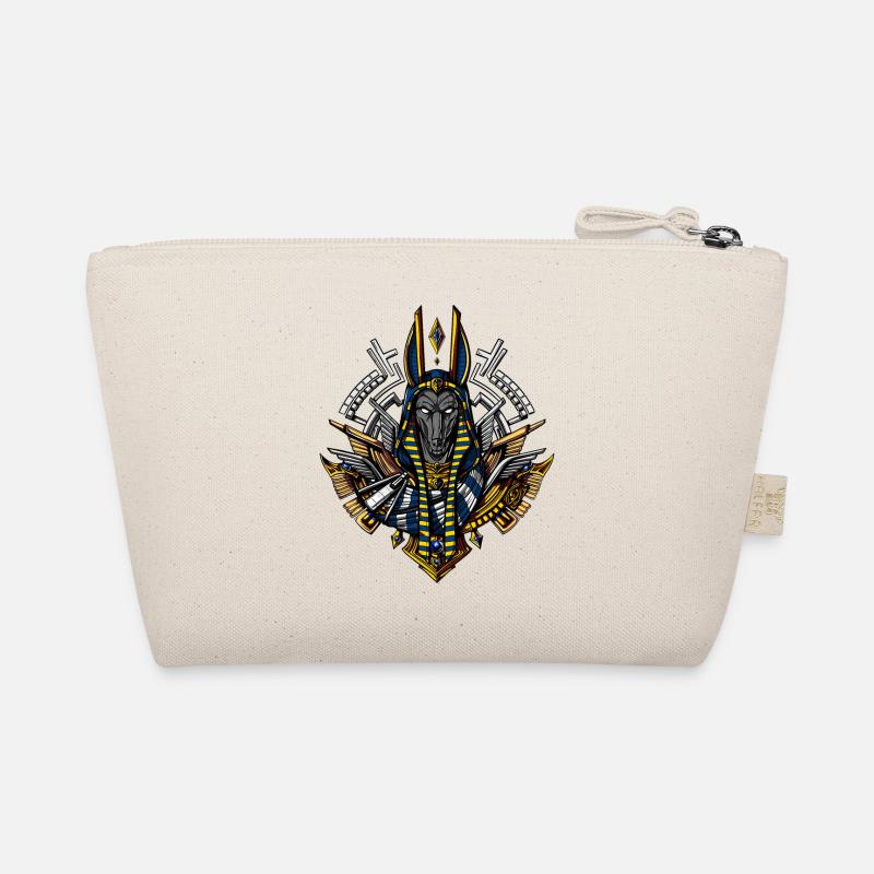 Ägyptischer Gott Anubis Ancient Wolf Pharaoh King Bio-Täschchen