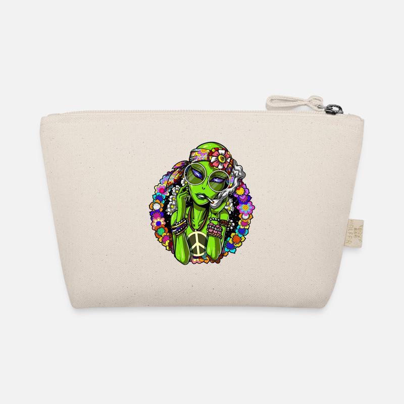 Space Alien Hippie Stoner Organic Pouch