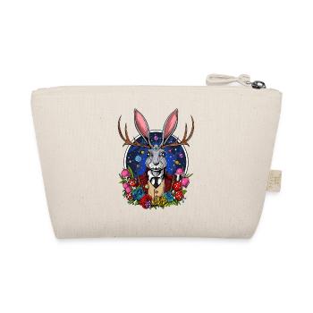 Psychedelische Jackalope - Bio-Täschchen - Natur - Hinten