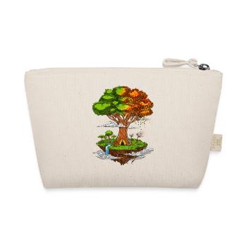 Tree Of Life Yoga Meditation - Organic Pouch - nature - Back