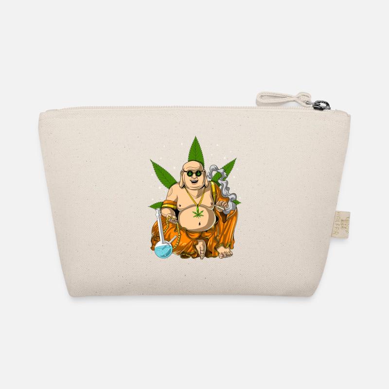 Buddha Smoking Weed Organic Pouch
