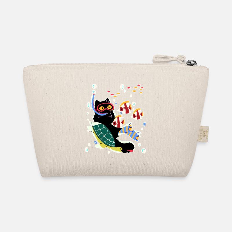 chat tortue plongée poissons mer cadeau Trousse biologique