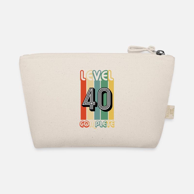 40. Geburtstag Zocken Geschenk Bio-Täschchen