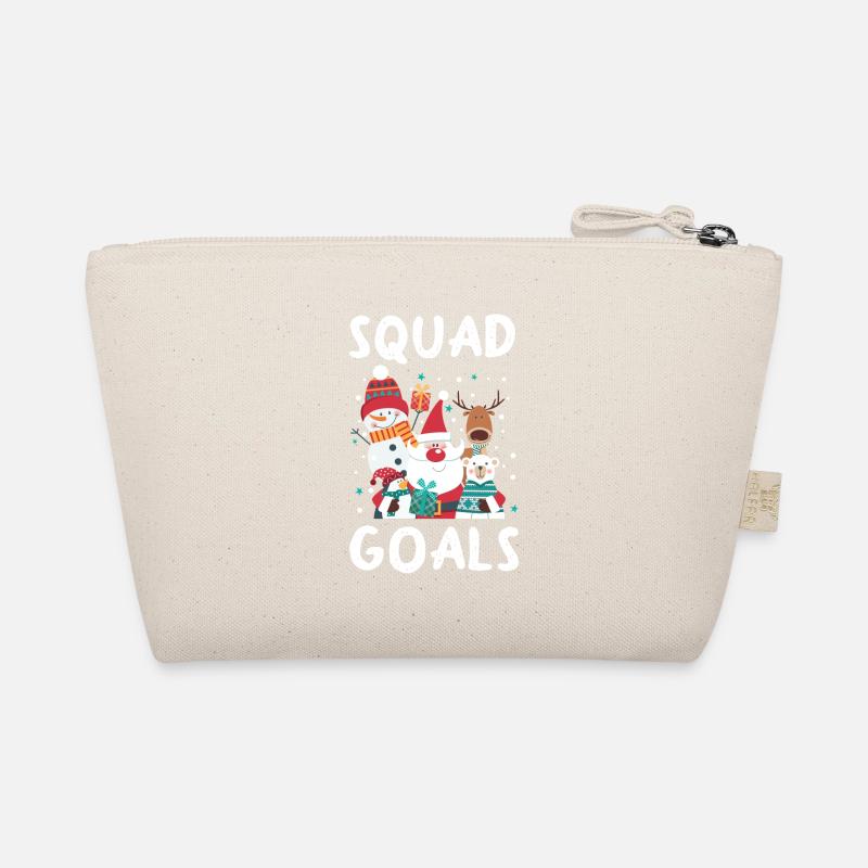 Weihnachten Squad Goals Bio-Täschchen