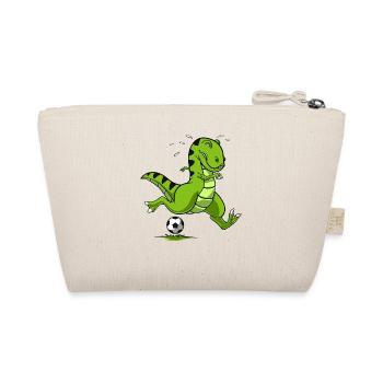 T-Rex Dinosaur Football - Organic Pouch - nature - Back