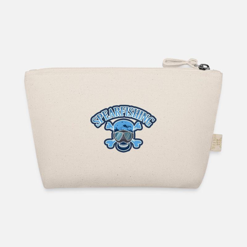 Skeleton mask spearfishing gift hunter Organic Pouch