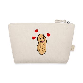 Amitié romantique coeur de cacahuète - Trousse biologique - nature - Dos