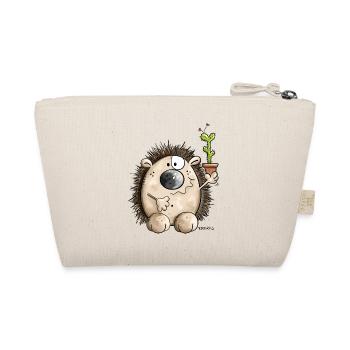 Igel mit Kaktus - Bio-Täschchen - Natur - Hinten
